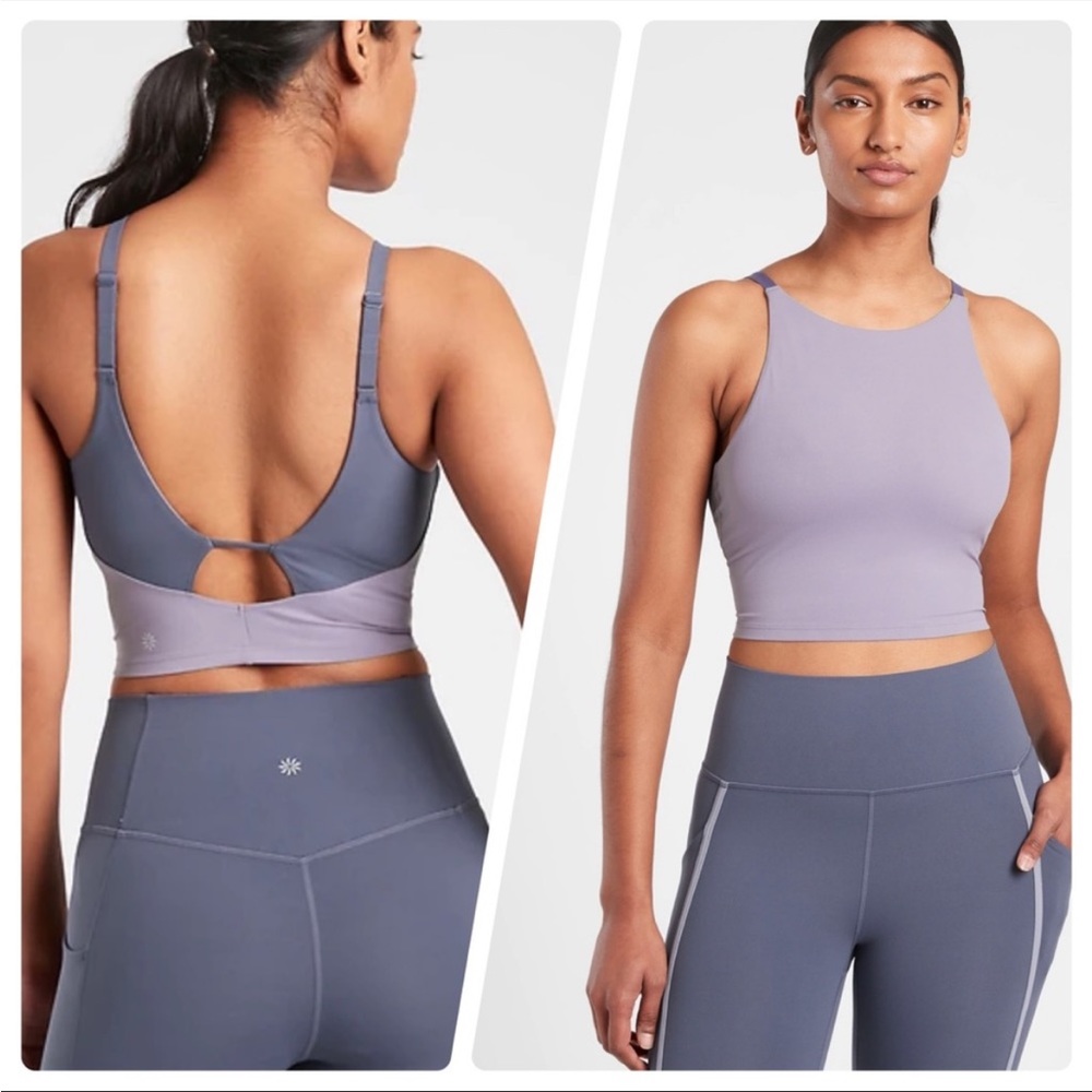 Athleta High Neck Intention Crop Cup A-C - like New